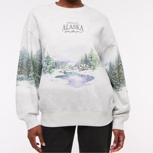 Abercrombie & Fitch Scenic Denali Vintage Sunday Crew